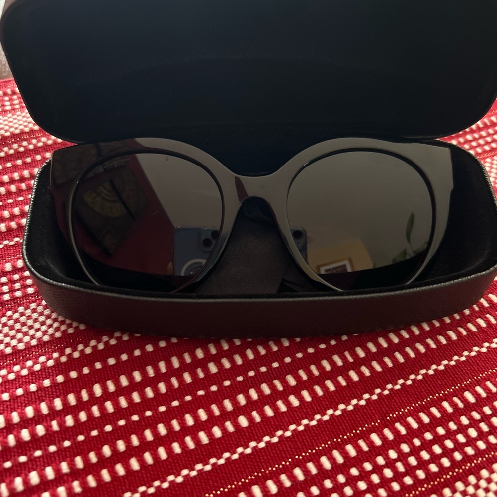 Salvatore Ferragamo Black Sunglasses